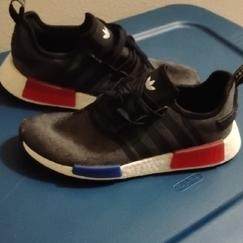 Adidas NMD Black and Red Sneakers